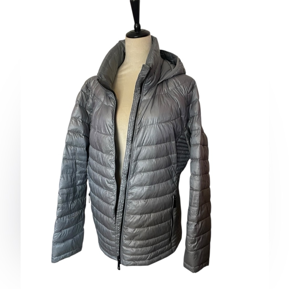 Calvin Klein Gray Packable Down Blend Puffer Jack… - image 4